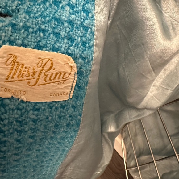 Beautiful blue vintage coat - Picture 3 of 4